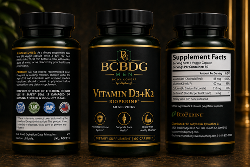Men Vitamin D3 + K2 – BioPerine®