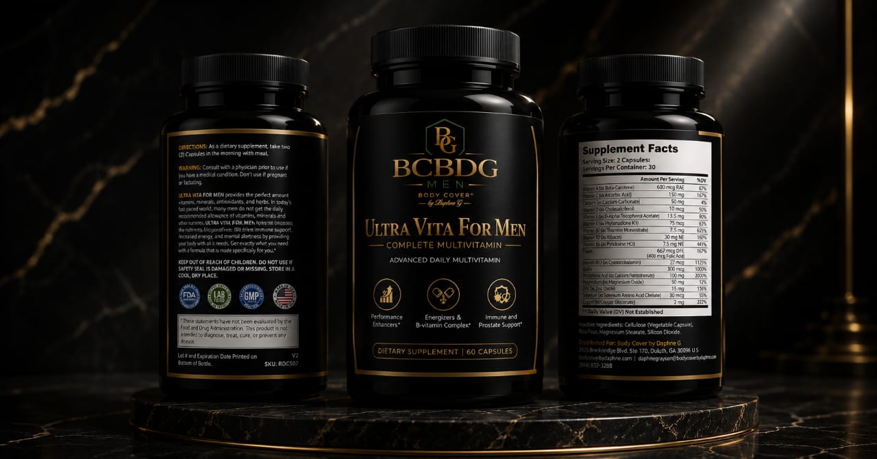 Ultra Vita for Men – Complete Daily Multivitamin