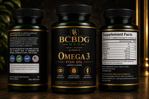 Men Omega 3 Fish Oil – Lemon Flavor