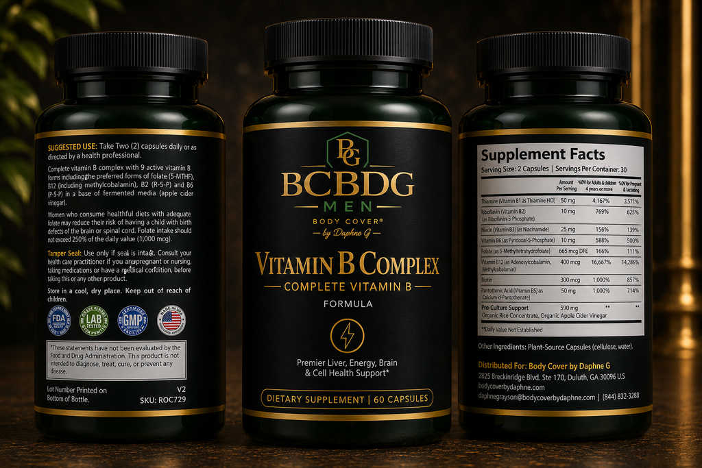 Men Vitamin B Complex – Complete Vitamin B Formula